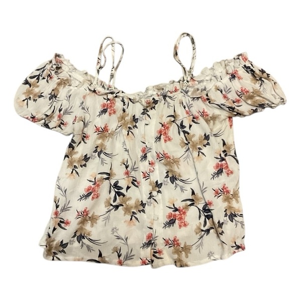 American Eagle Outfitters Tops - American Eagle Floral Off-Shoulder Top